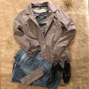 Banana Republic Military Grey Jacket